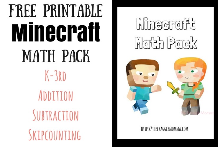 Free Minecraft Math Pack