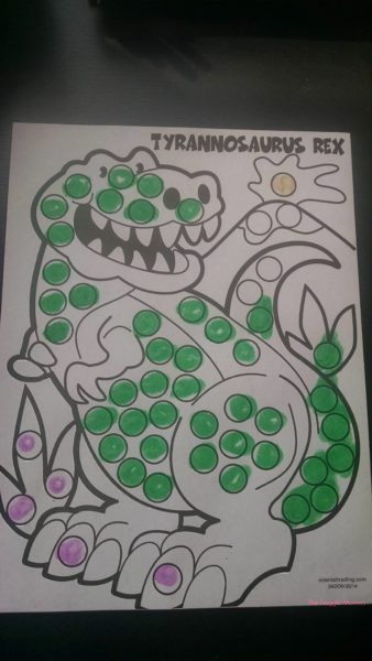 Using Kwik Stix with a Do a Dot Sheet