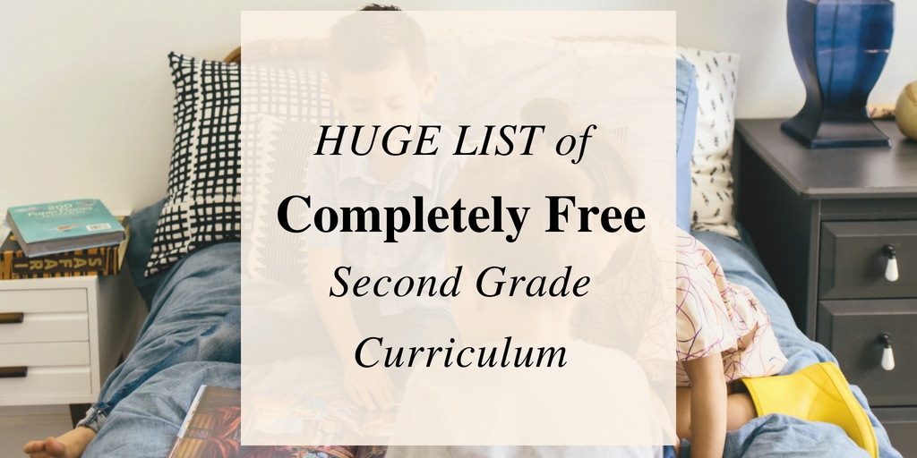 Free Second Grade Homeschool Curriculum