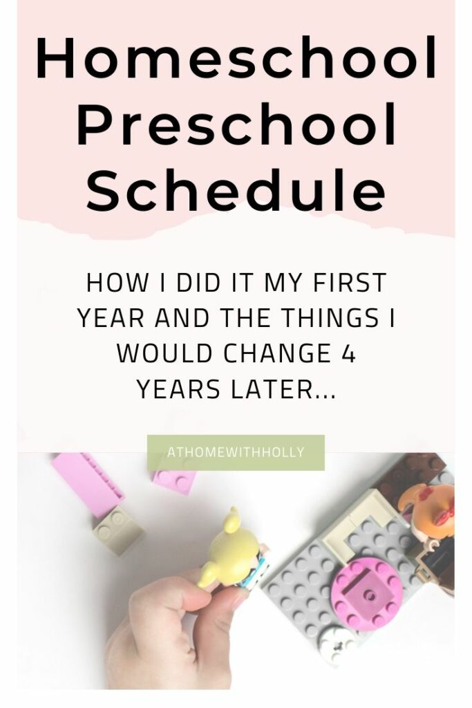 Sample Homeschool Preschool Schedule | Gettings started with homeschooling but not sure what it should look like? Here is a great sample schedule for preschool! 